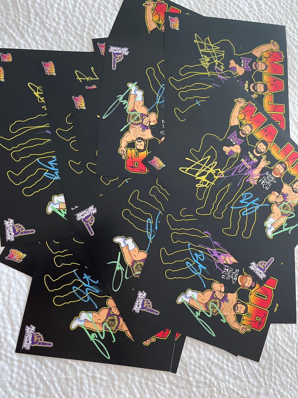 Image of EXTREME MAJOR AUTOGRAPHED PRINT (Only 25 for sale)