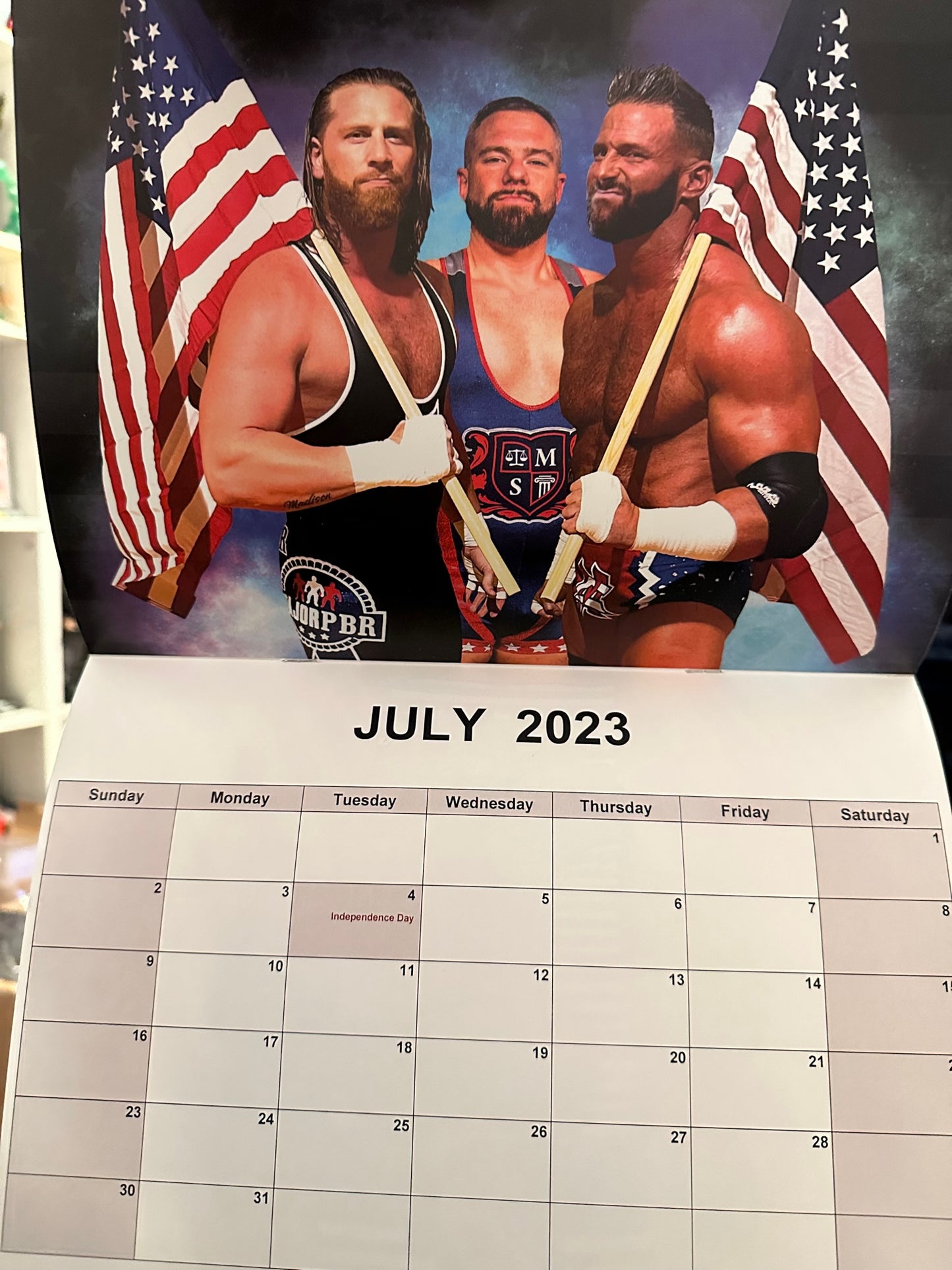 2023 Major Wrestling Figure Podcast Calendar