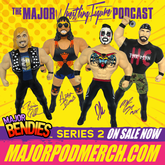 Major Bendies Series 2 - Danhausen, Nick Gage, Bryan Clark, Brian Pillman (FREE US SHIPPING)